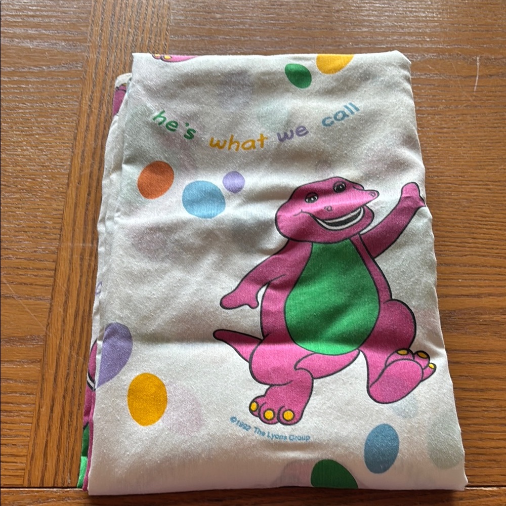 Colorful Barney Flat Sheet only
